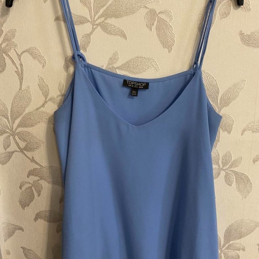 Topshop Womens Blue Top